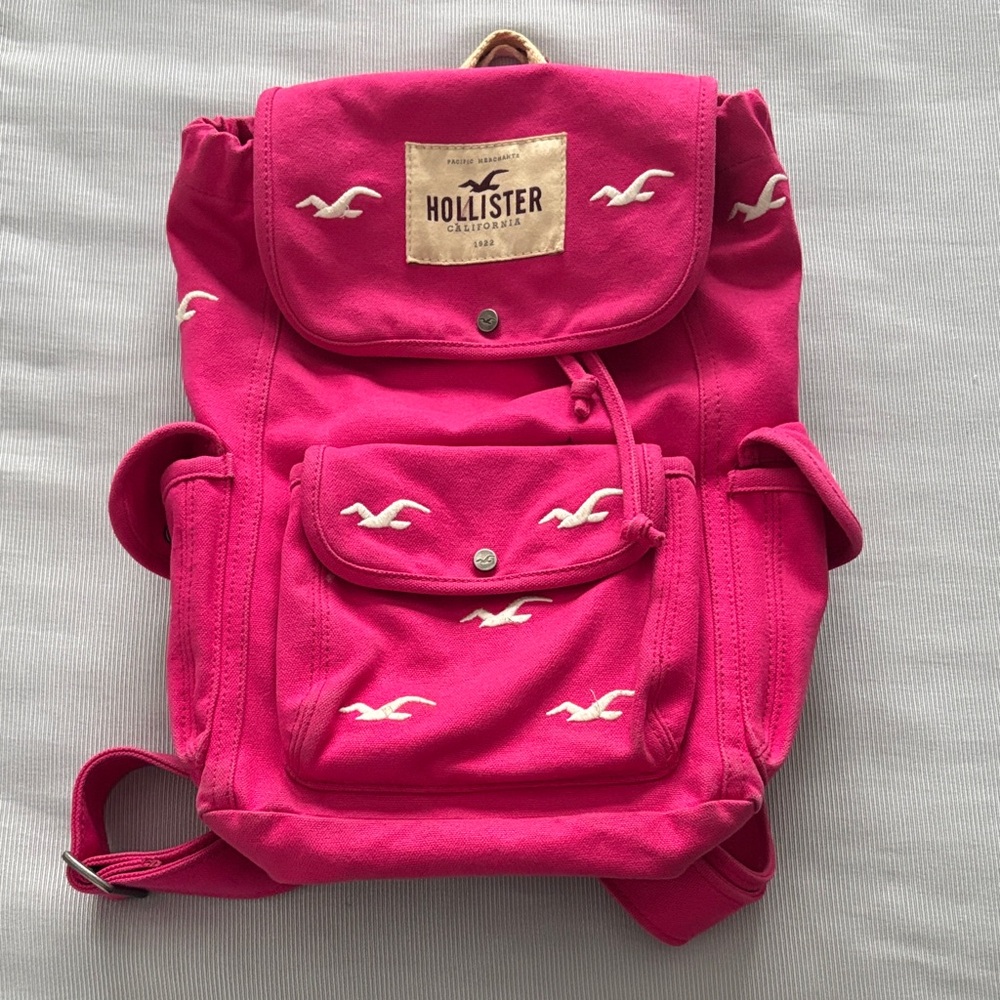 Hollister Fuchsia Backpack